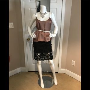 Sans Souci brand sexy lace fabric skirt
